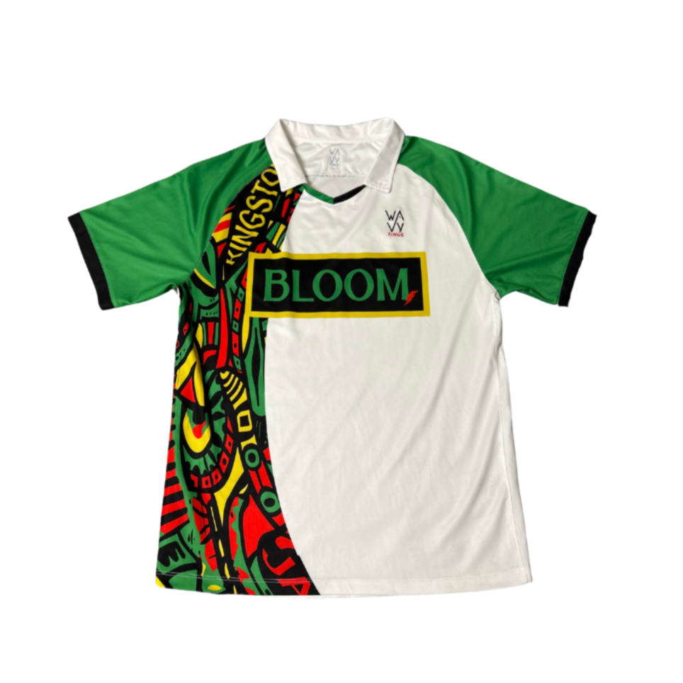 Wavy Boys Soccer Jersey - White