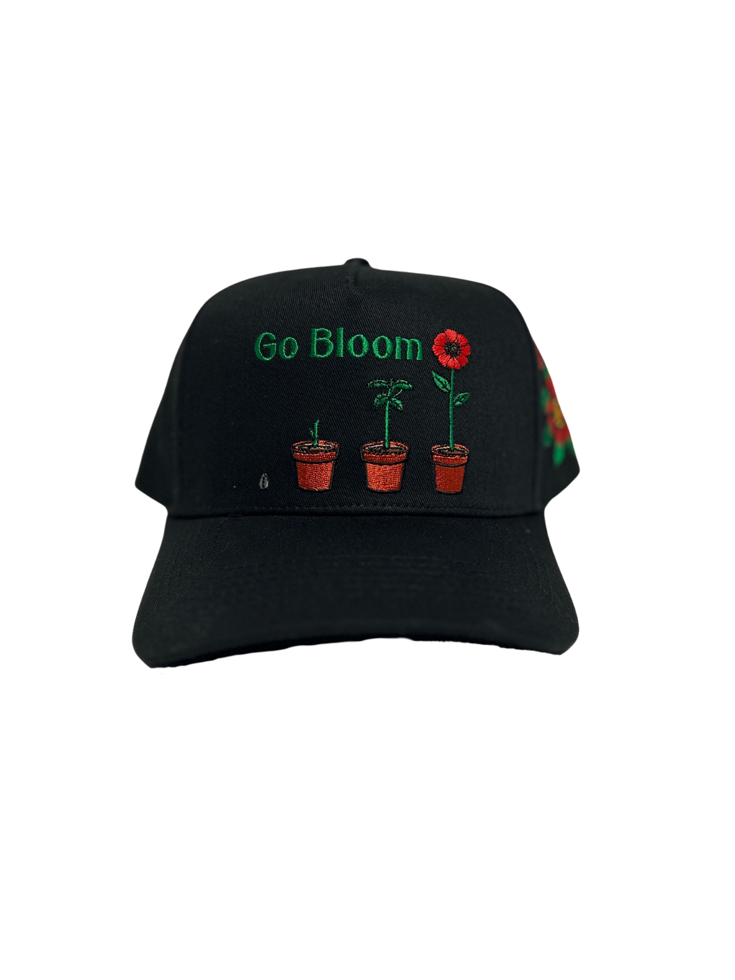 Full Bloom Snapback - Black/Black